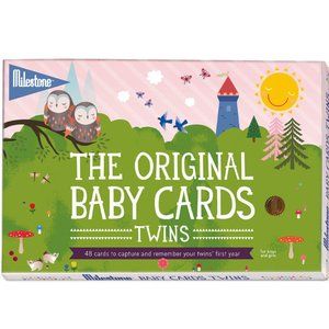 Milestone Twins Baby Cards